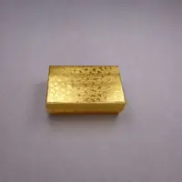 Schmuckschachtel gold, 65x42x23mm