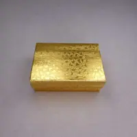 Schmuckschachtel gold, 78x55x27mm